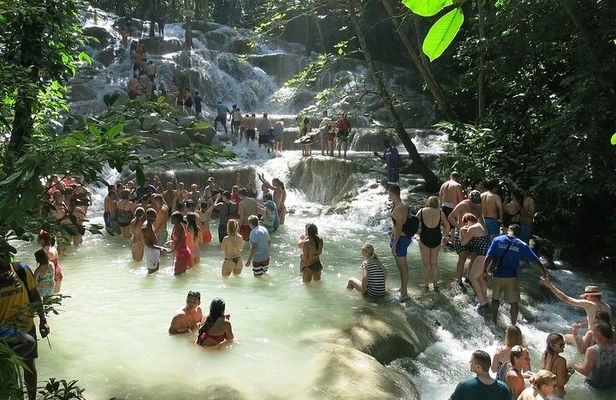 Blue Hole, Secret fall, Dunn's River Falls, Half Day Tour Combo