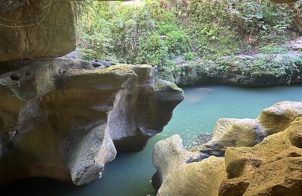 Charco Azul, Hidden Caves, Waterfalls, Beach, Free Adult Drinks 