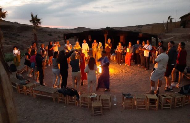 Marrakech Amazing Dinner Show in Agafay Desert, Sunset Camel Ride