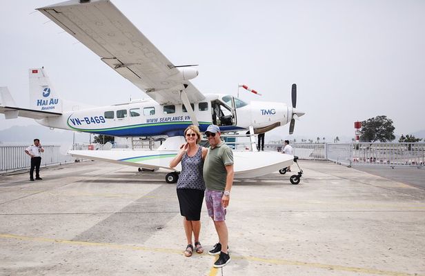 Halong 1 Day Tour From Hanoi with Scenic Seaplane & Luxury Cruise