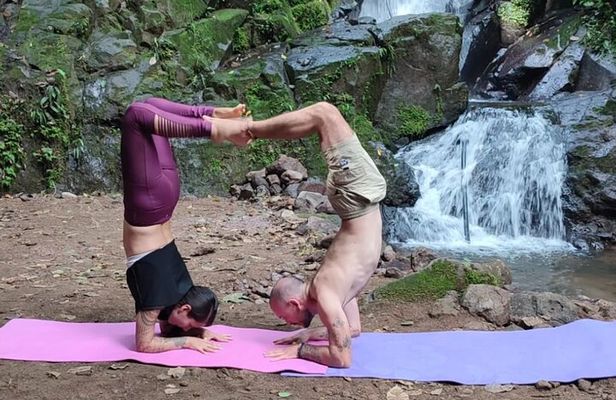 1-Hour Jungle Yoga with Waterfall Trails at Arenal Volcano
