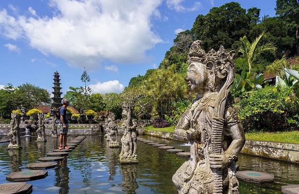 Bali Gate of Heaven Temple, Waterfall, Water Palace & Swing