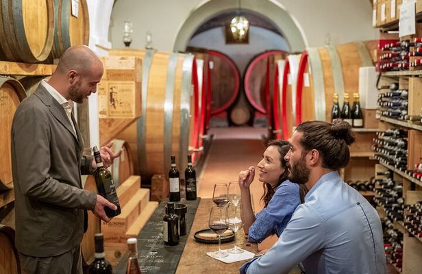 Montepulciano: Wine Tour with Tasting & Appetizers in the Cellar