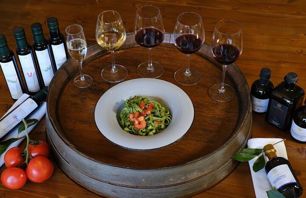 Private Wine & Evo oil Tasting with Vegetarian Meal