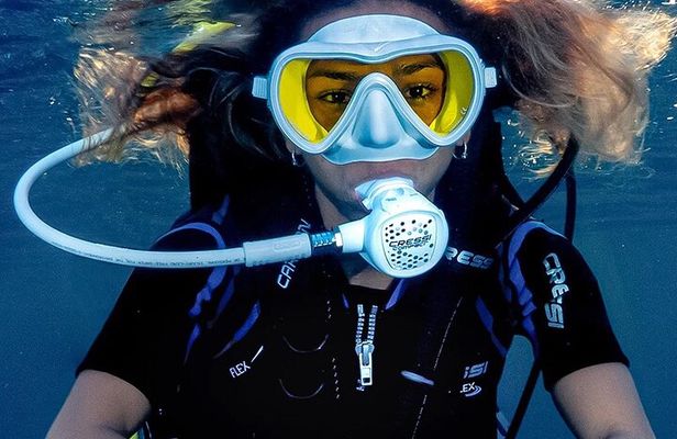 Underwater adventure with sea baptism on the Island of Elba