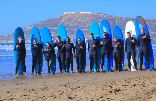 Surf lessons and guiding in Agadir