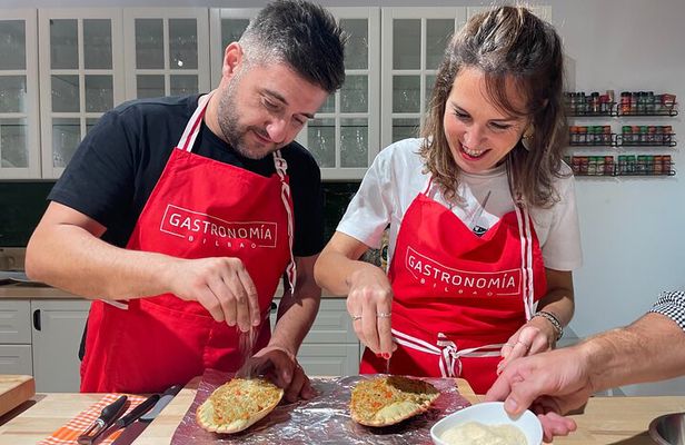 Small-group Immersive Basque Cooking Class in Bilbao with Open Bar