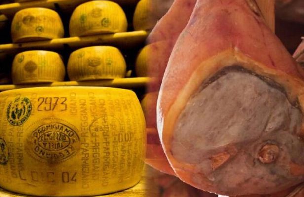 Tour Parmigiano Reggiano dairy and Parma ham