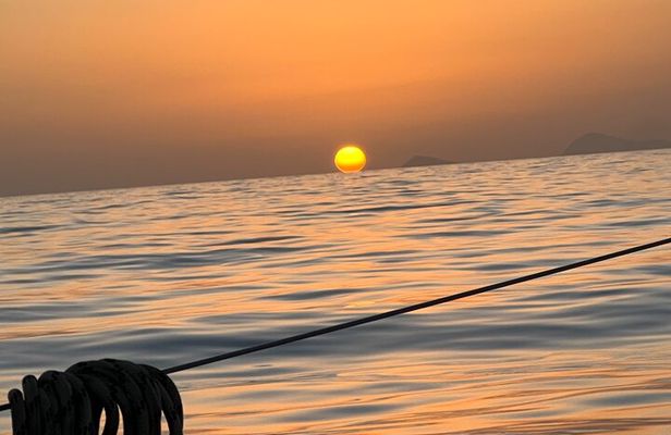 Half day Private Sailing cruise in Santorini island up to 6 pax
