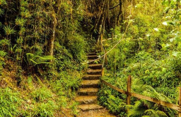 Private Visit to the Guatavita Reservoir, town and lagoon