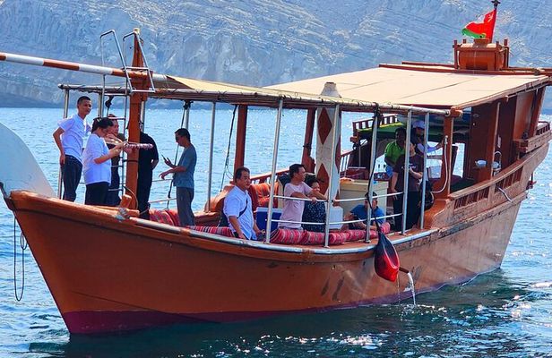 Full day Dhow: Khasab, Musandam: Dolphins, Snorkeling & Fjords