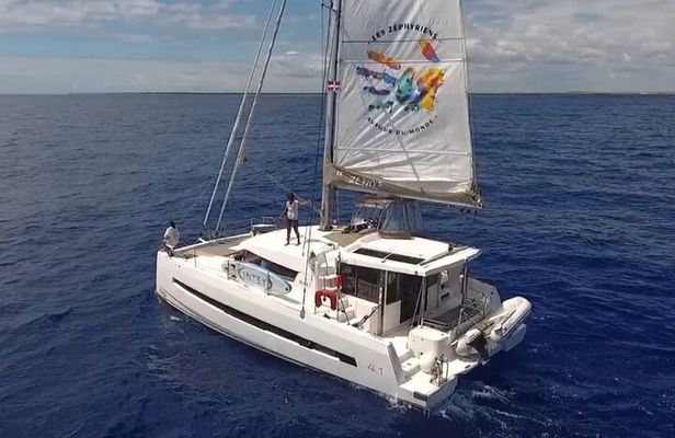 St Martin Gd-Case: Private day in all inclusive catamaran
