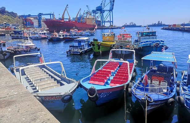 Private Valparaíso and Viña del Mar + Boat Ride + Sparkling Wine