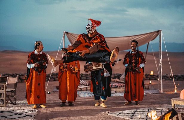 Desert Agafay Dinner Show and Camel Ride with Magical view