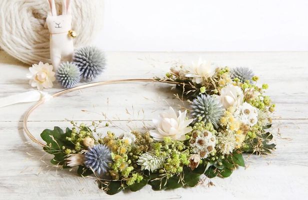 Paris 1e: Preserved Flower Wreath Workshop