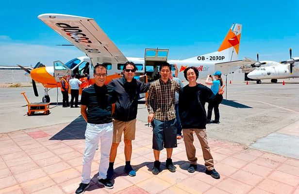 Nazca Lines Overflight and Buggy in Huacachina from Paracas