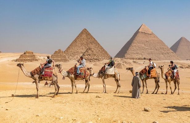 Giza Pyramids Sphinx Memphis and Saqqara Private Tour