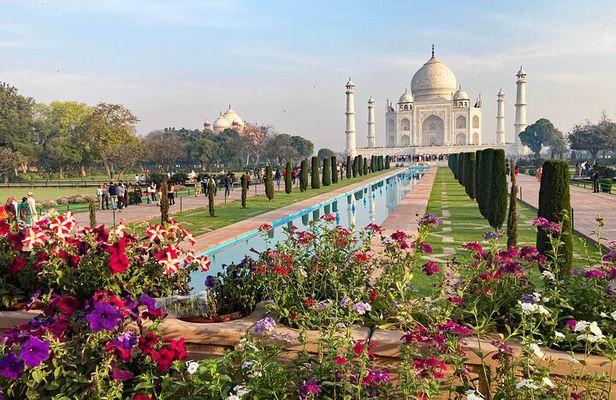 Skip The Line Sunrise Taj Mahal full day Guided Tour by car