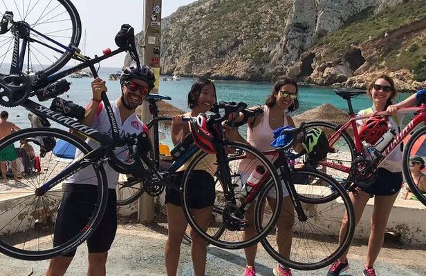 Electric bicycle route Cala Granadella -Cala Moraig