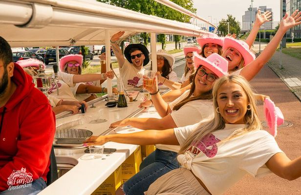 Amsterdam Private Prosecco Bike with Music Sound System