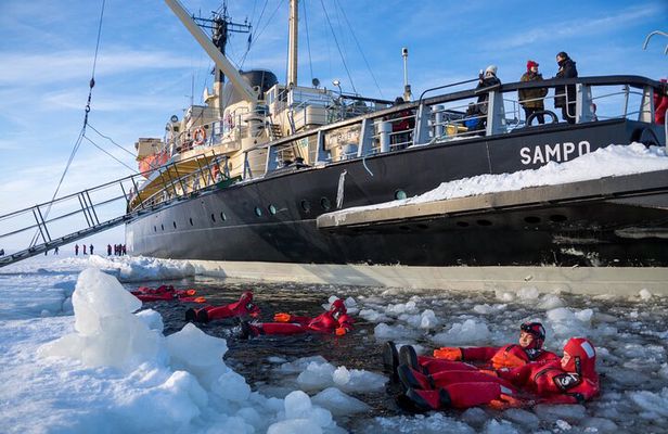 From Kemi: Icebreaker Sampo Cruise with icefloating program