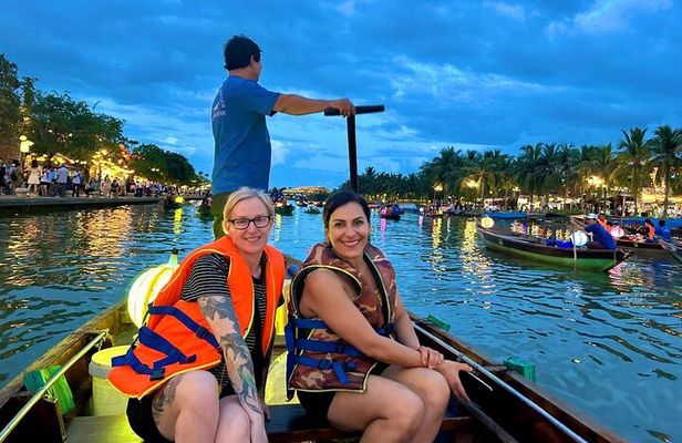 Basket Boat Ride, Coconut Forest, Sunset and Hoi An Town by Night