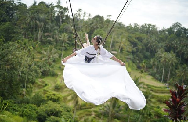 Ubud Tour: Monkey Forest, Jungle Swing, Temples & Waterfalls