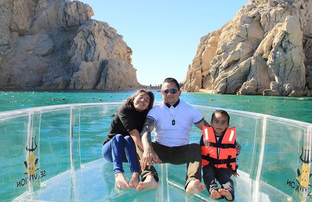 45 Minute Transparent Boat Ride to the Arch of Cabo San Lucas