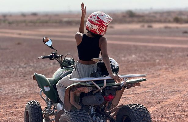 Quad adventure in the Marrakech Palmeraie with Tea Break 