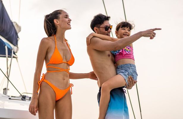 Jamwest Beach Negril Family Catamaran Cruise Pick up from Lucea