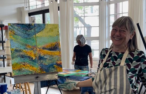 Private Abstract Painting Workshops in Palm Springs
