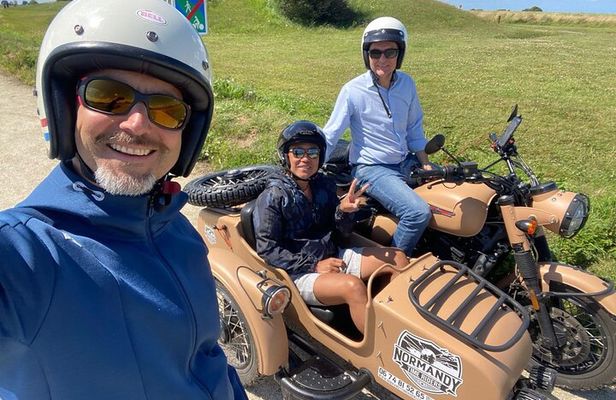 Normandy World War II Private 2 Hours Sidecar Tour From Bayeux