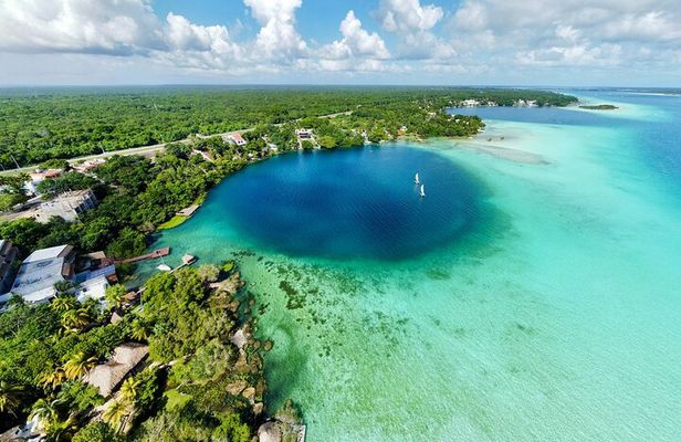 Chacchoben Mayan Ruins and Bacalar Lagoon from Costa Maya
