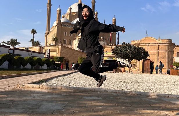 Al- Azhar Park , Mosque of Muhammad Ali, Gates of old Cairo- Al-muizz St, Bazaar