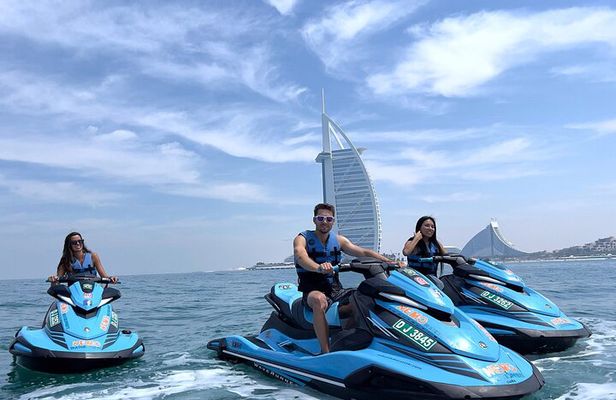 Dubai: 30min Jet Ski: Burj Al Arab w Pics, Videos, free Ice Cream