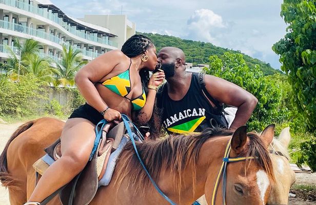 OCEAN HORSE-BACK RIDING & BAMBOO RAFTING + Limestone MASSAGE 