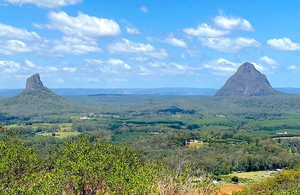 Glass House Mountains Tour with Lunch, Lookouts, and Nature Walks