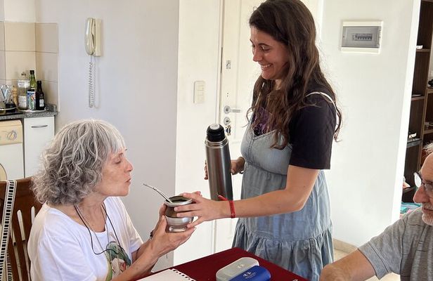 Mate and paint experience with pastry tasting in Buenos Aires