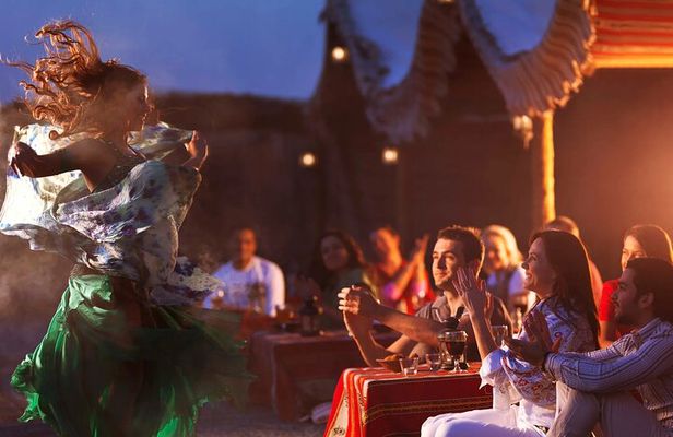 Sundown Safari Experience with BBQ Dinner and Desert Activities