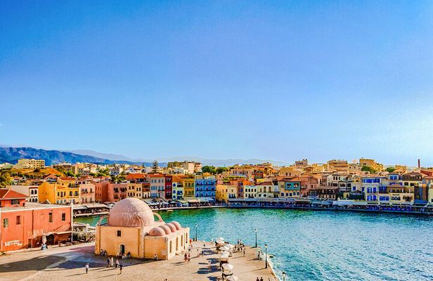 Shore Explore Chania: City Charm, Beach, Monastery & Winetasting
