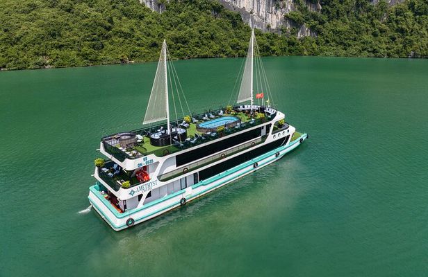 Amethyst 5 Star Cruise Luxury Halong 1 Day Trip From Harbor