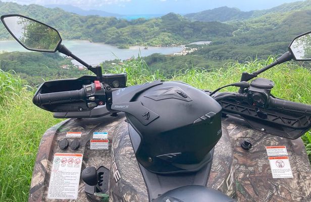 Trip to the heart of Tahaa Safari Mountains in Quad / ATV