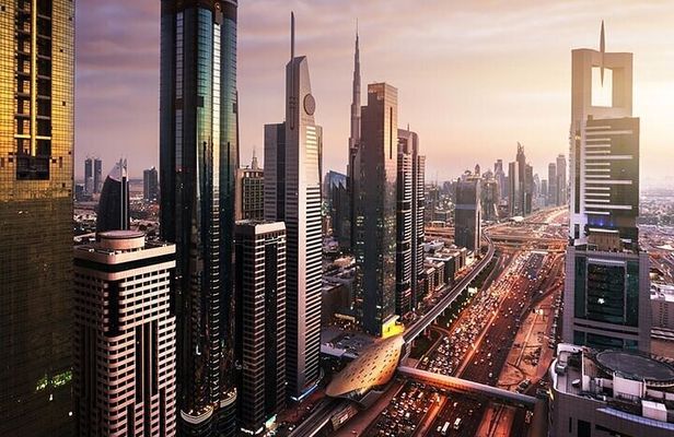 Private Dubai Sunset and Night Sightseeing Tour