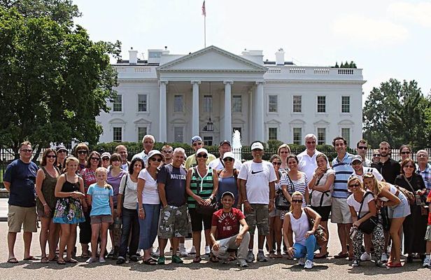 White House, National Mall Capital Highlight and Lincoln Memorial