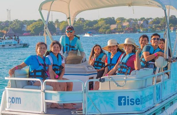 Bacalar 7 Colors Lagoon Full Day Adventure from Cancun