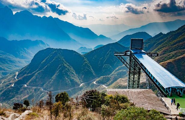 Silver Waterfall, Haven Gate and Glass Bridge by Private Car
