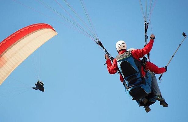 Day Trip To atlas mountains Paragliding in Agafay Desert