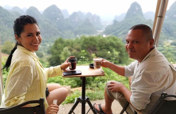 Private Yangshuo Tour: Xianggong Hill, Bamboo Raft and Cycling