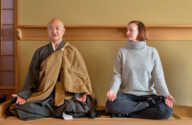 Private Temple Tour with Zazen Meditation