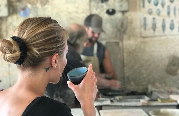 Santorini Pottery Class with Wine Tasting